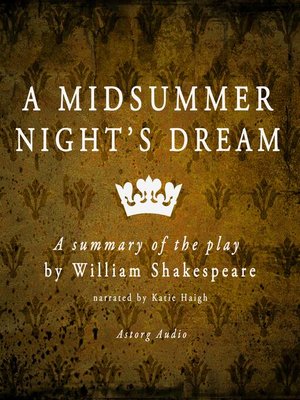 cover image of A Midsummer Night's Dream by William Shakespeare – summary